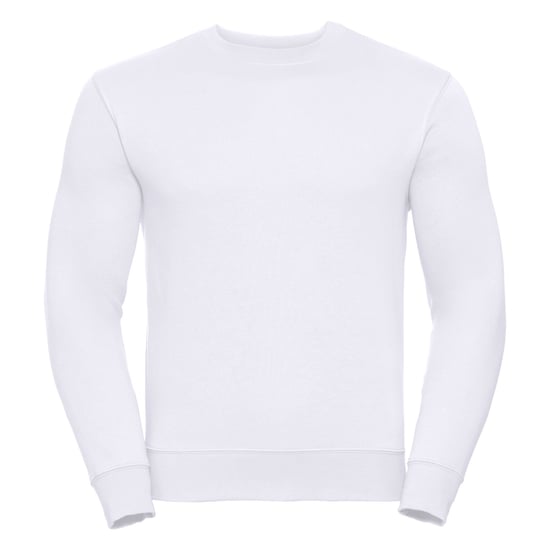 Russell Herren Authentic Sweatshirt (Schlanker Schnitt) (Weiß) - Image 1