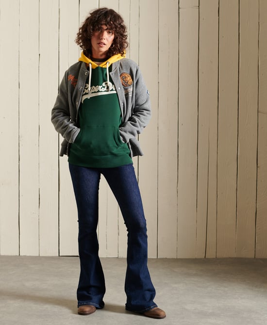Superdry Vintage Logo American Classic Raglan Hoodie