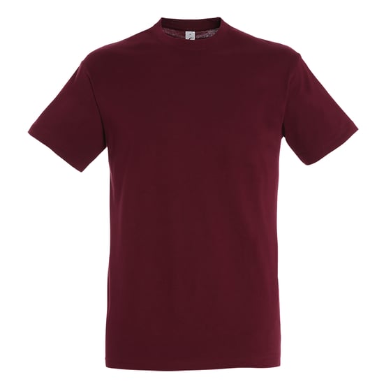 SOLS Herren Regent T-Shirt mit kurzen Ärmeln (Burgund) - Image 2