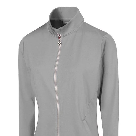Island Green - "Essential" Jacke für Damen - Emblem (Grau) - Image 2