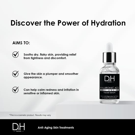 Dr H Anti-Ageing Hyaluronsäure-Gesichtsserum 30ml - Image 3