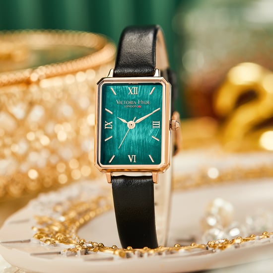 Victoria Hyde Uhr Hampton in Schwarz Grün - Image 2