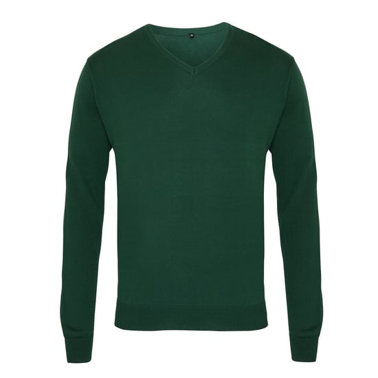 Premier - Sweatshirt V-Ausschnitt für Herren (Flaschengrün) - Image 1