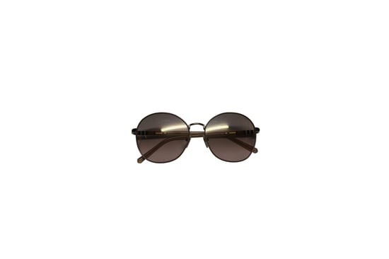 Burberry 3094 Gradient Rund-Sonnenbrille aus braunem Metall - Image 3