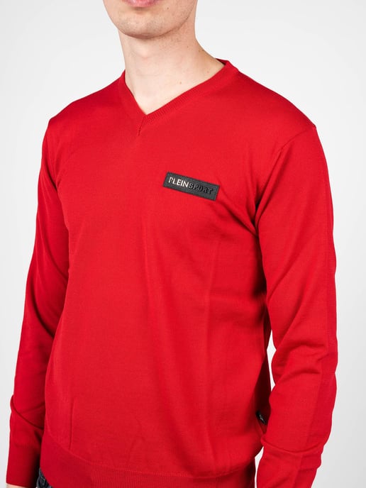Plein Sport Pullover Merino Herren rot - Image 5