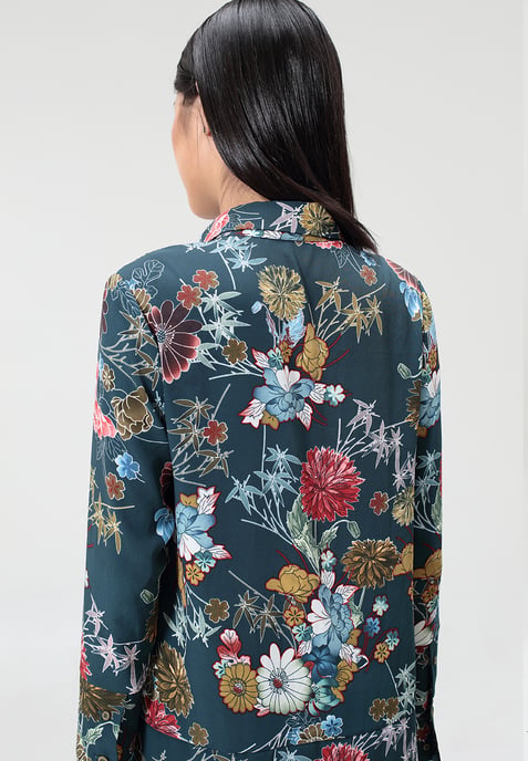 Bluse mit Blumenmuster - Image 4