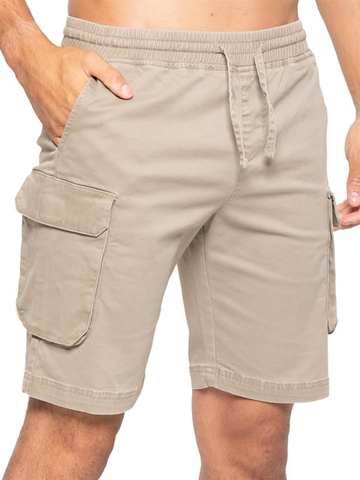 Enzo | Herren Cargo Shorts - Beige - Image 3