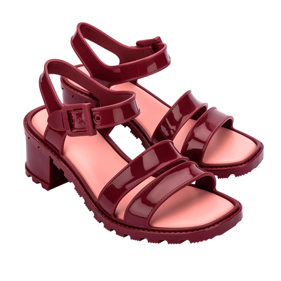 Iggy Red Heel Sandal - Image 4