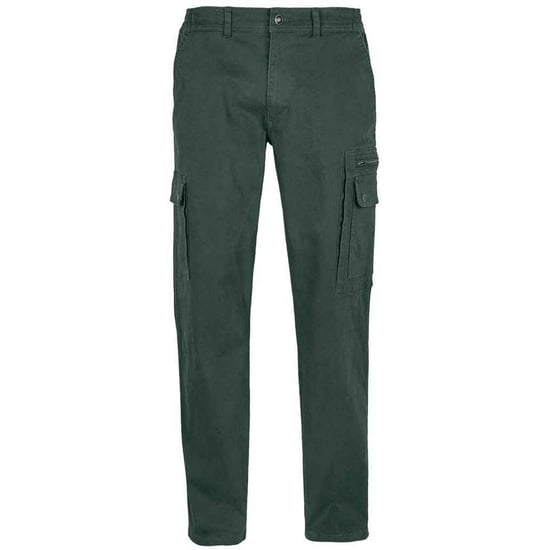 SOLS Herren Docker Stretch Cargo-Hose (Waldgrün) - Image 1