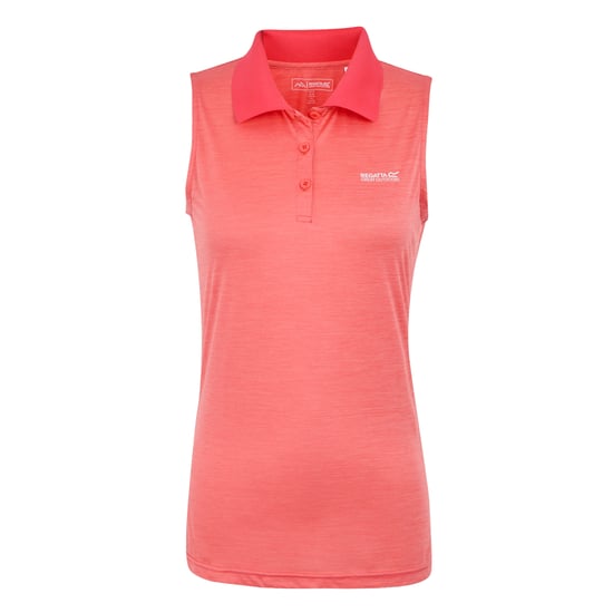 Regatta - "Tima II" Poloshirt für Damen Ärmellos (Pfirsichblüte) - Image 1