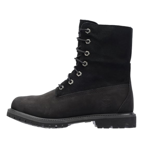Timberland Warm Lined Waterproof Damenlederstiefel In Schwarz - Image 6