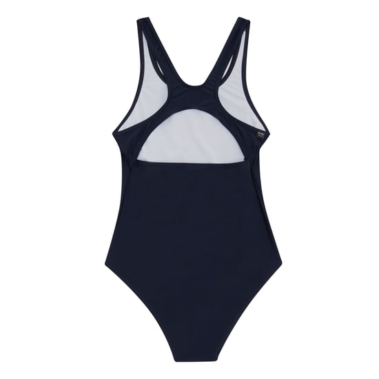 Regatta Girls Katrisse Plain One Piece Swimsuit (Navy)