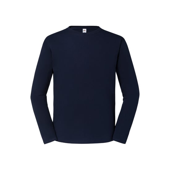 Fruit of the Loom - "Iconic Premium" T-Shirt für Herren Langärmlig (Marineblau) - Image 1