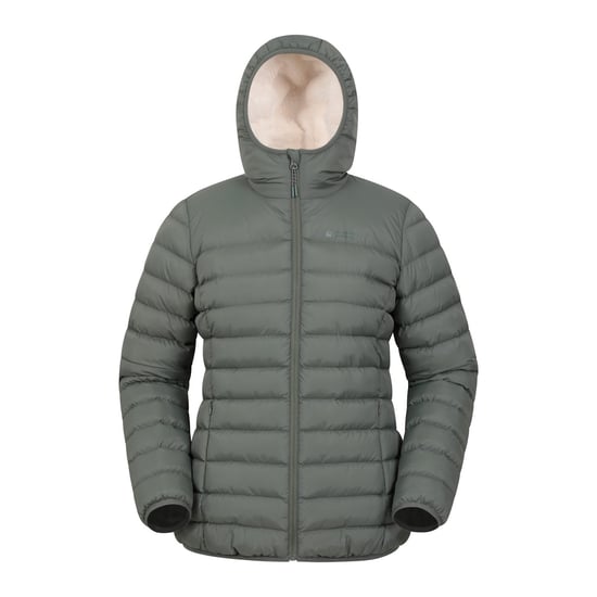 Mountain Warehouse Damen/Damen Kunstfell gefütterte wattierte Jacke (Khaki Grün) - Image 1