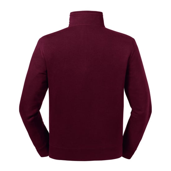 Russell Herren Authentic Zip Neck Sweatshirt (Burgund) - Image 2