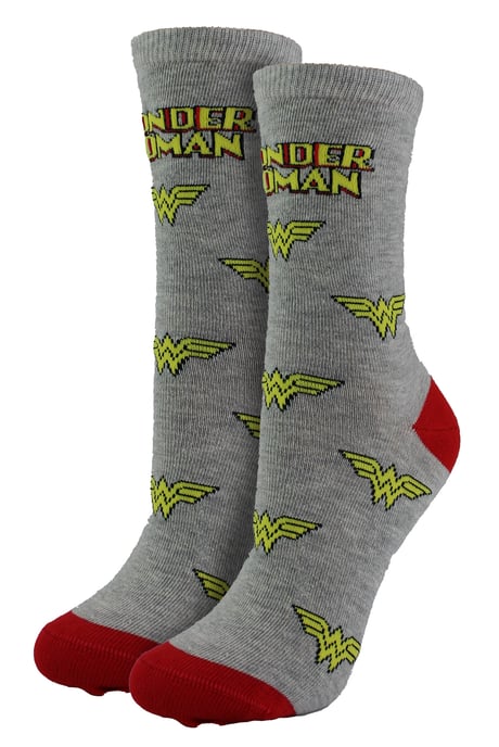 Wonder Woman Socken für Frauen | Casual Fancy Dress bunte Neuheit Socken | Wonder Woman Geschenke - Wonder Woman - Image 1
