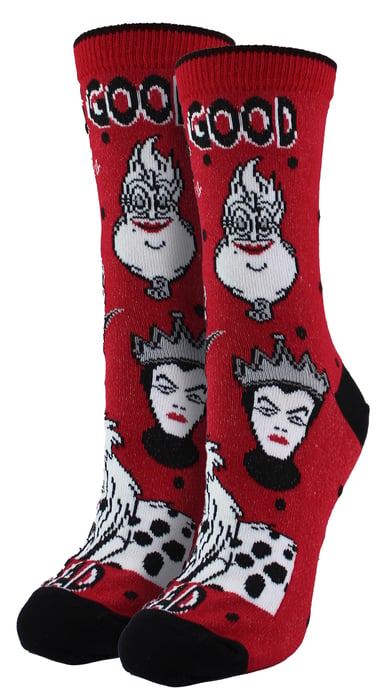 Disney Villains Socken für Frauen | Casual Novelty Dress Socken | Disney Geschenke für Sie - Villians - Image 1