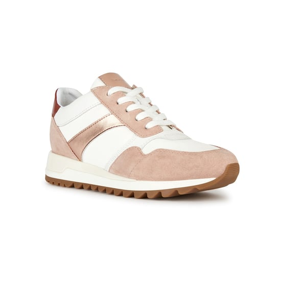 Geox D Tabelya Damen Sneaker In Nude/Weiß - Image 1
