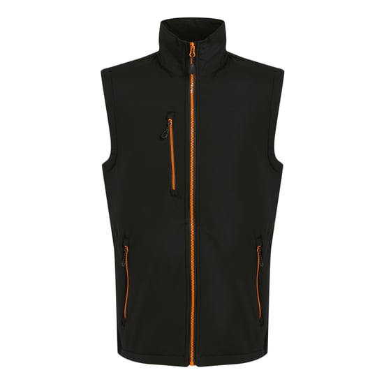 Regatta - "Navigate" Weste Zweilagig für Herren (Schwarz/Orangenpop) - Image 1