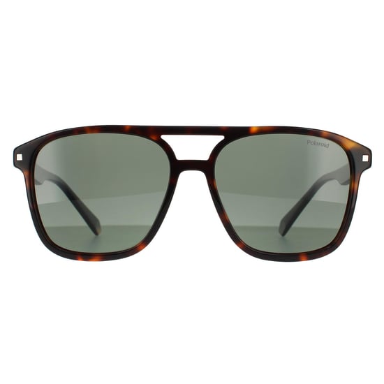 Lunettes de soleil Polaroid PLD 2118 / S / X 086 UC Dark Havana Green Polarisé - Image 1