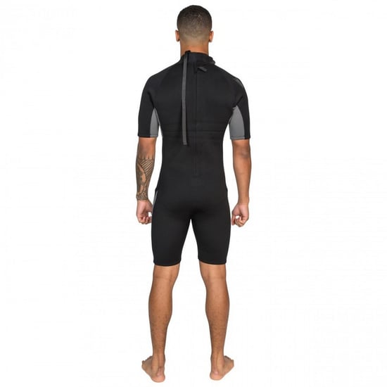 Trespass Scuba Mens 3mm Short Wetsuit (Black)