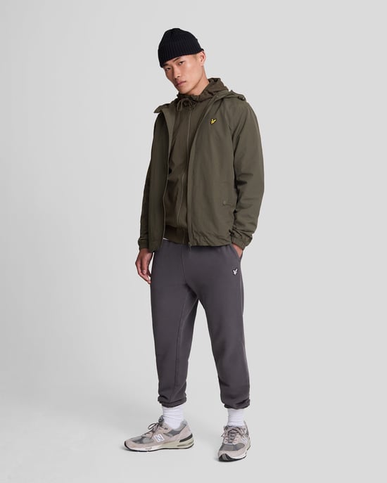 Lyle & Scott Hybrid Kapuzenpullover mit Rei�verschluss Gr�n - Image 2