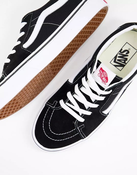 Vans Damen Sk8-Low Sneakers in Schwarz - Image 4