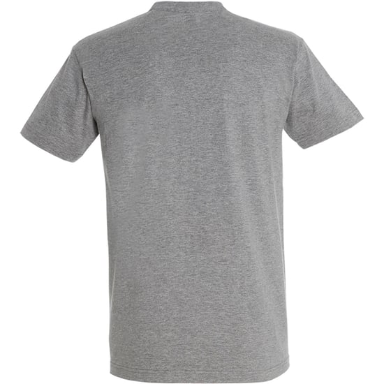 SOLS Mens Imperial Heavyweight Short Sleeve T-Shirt (Grau meliert) - Image 2