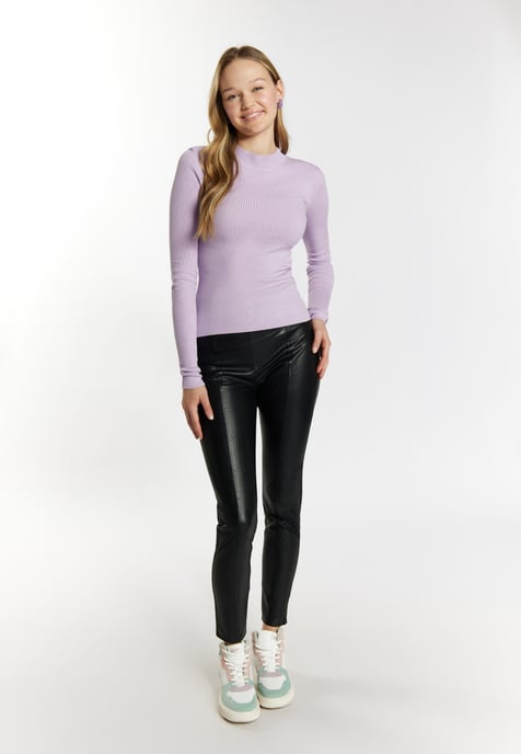 Mymo Strickpullover Damen violett - Image 2