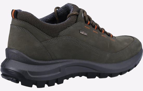 Cotswold Dumbleton Leder Herren Khaki Schnürschuhe - Image 3