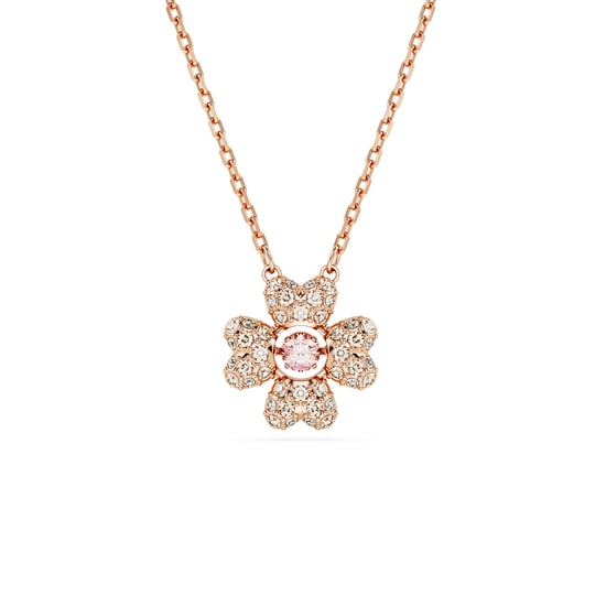 Swarovski 'Idyllia' Damen-Halskette aus vergoldetem Metall - Rosé 5674211 - Image 1