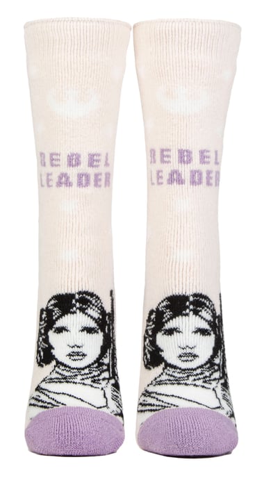 Womens Princess Leia Socken | Heat Holders Lite | Novelty Thermal Star Wars Socken für Damen - Prinzessin Leia - Image 1
