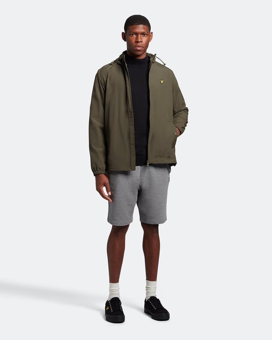 Lyle & Scott Jacke mit Kapuze und Reißverschluss in Olive - Image 2