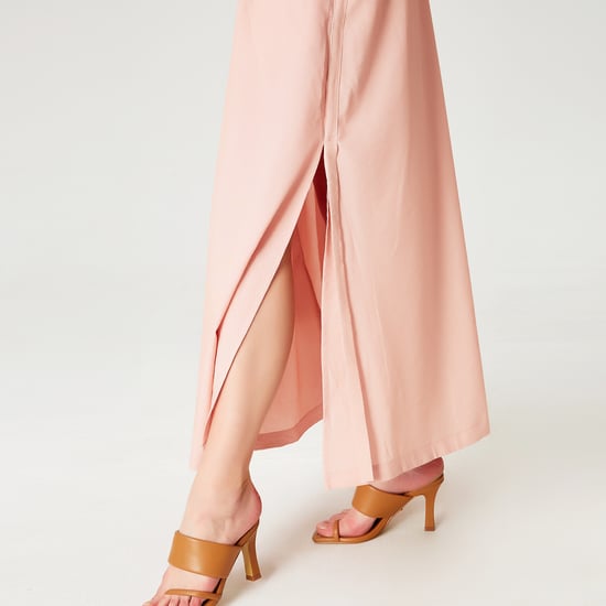 Langes minimalistisches Hemdkleid - Image 6