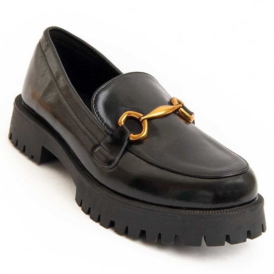 Montevita Platform Moccasin Macca3 In Black