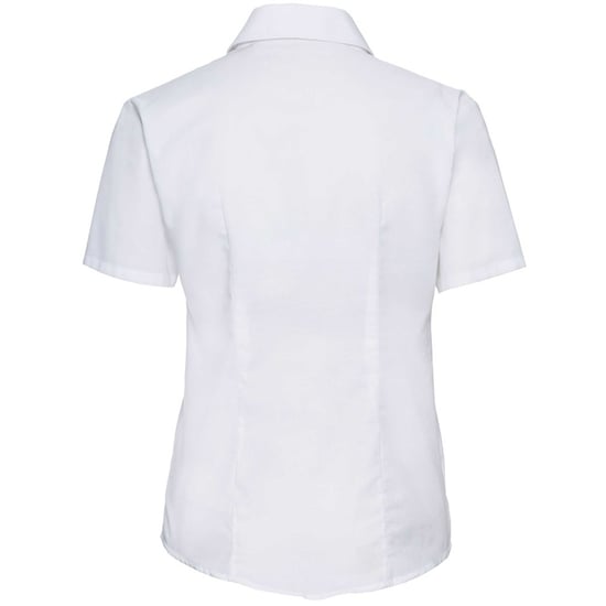 Russell Collection - Bluse mit kurzen Ärmeln - Damen (Weiß) - Image 2