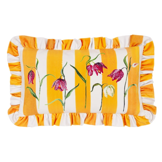 Wylder Nature Marais Fritillaries Gedrucktes Chenille Polyester Gefülltes Kissen - Image 1