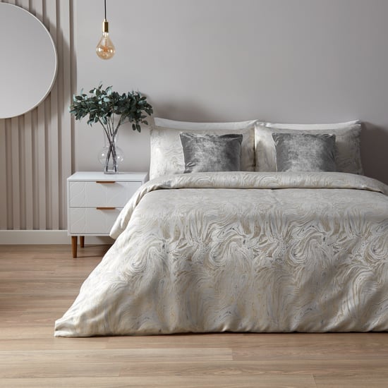 Marble Jacquard Duvet Cover Set - Image 1