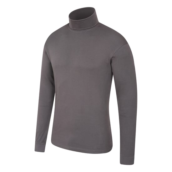 Mountain Warehouse Mens Meribel Cotton Thermal Top (Dark Grey)