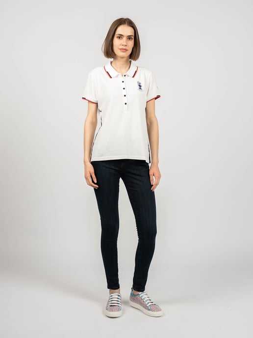 North Sails x Prada Polo Shirt Auroa Woman's White