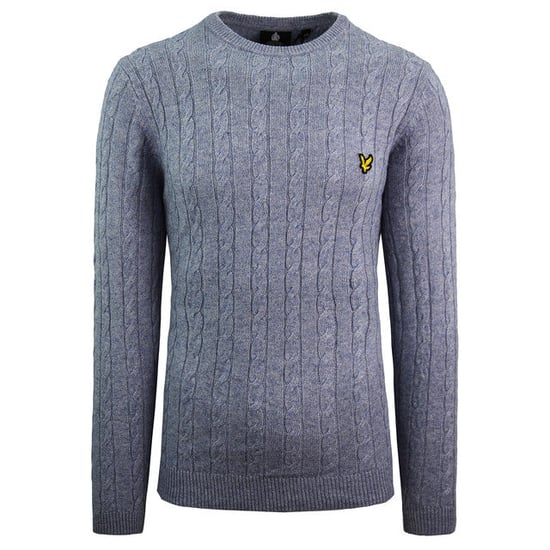 Lyle & Scott Zopfstrickpullover für Herren in Blau - Image 1