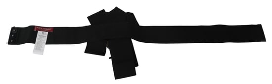 Dolce & Gabbana Damen Schwarze Kristallbrosche Breiter Wai SATORIA Gürtel - Image 5