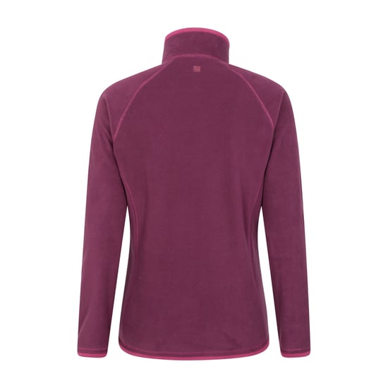 Mountain Warehouse Damen/Damen Montana Half Zip Fleece Top (Berry) - Image 2