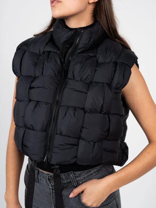 La Haine Inside Us Weste Down Vest Unisex Damen schwarz - Image 4