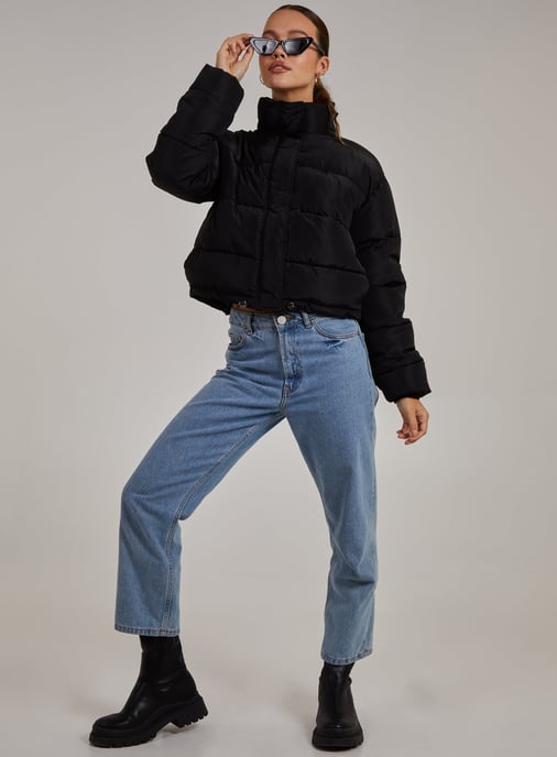 Crop Bomber Jacket