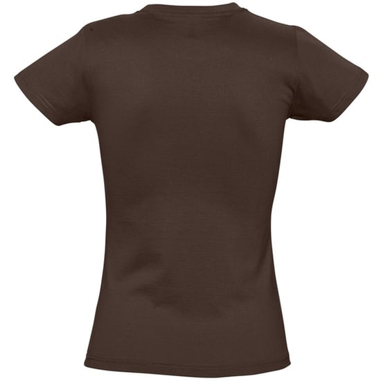 SOLS Imperial Damen T-Shirt, Kurzarm, Rundhalsausschnitt (Schokolade) - Image 2