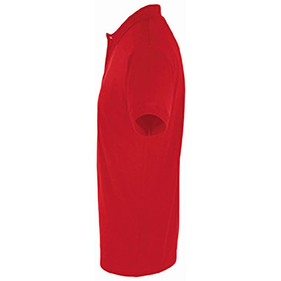 SOLS Herren Perfect Pique Kurzarm-Poloshirt (Rot) - Image 3