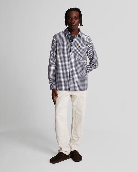 Lyle & Scott � Kariertes Gingham-Hemd in Blau - Image 2