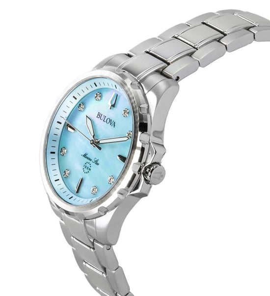 Bulova Marine Star Damen-Silberuhr 96P248 - Image 3