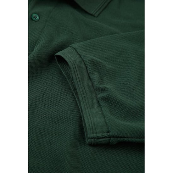 Russell Herren Ripp Polo-Shirt, Kurzarm (Flaschengrün) - Image 5